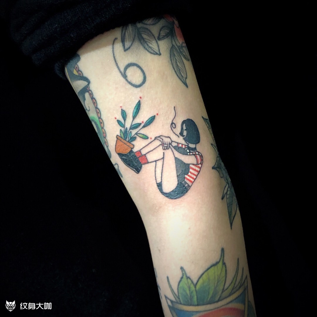 这个杀手不太冷_纹身图案手稿图片_肖峰的纹身作品集