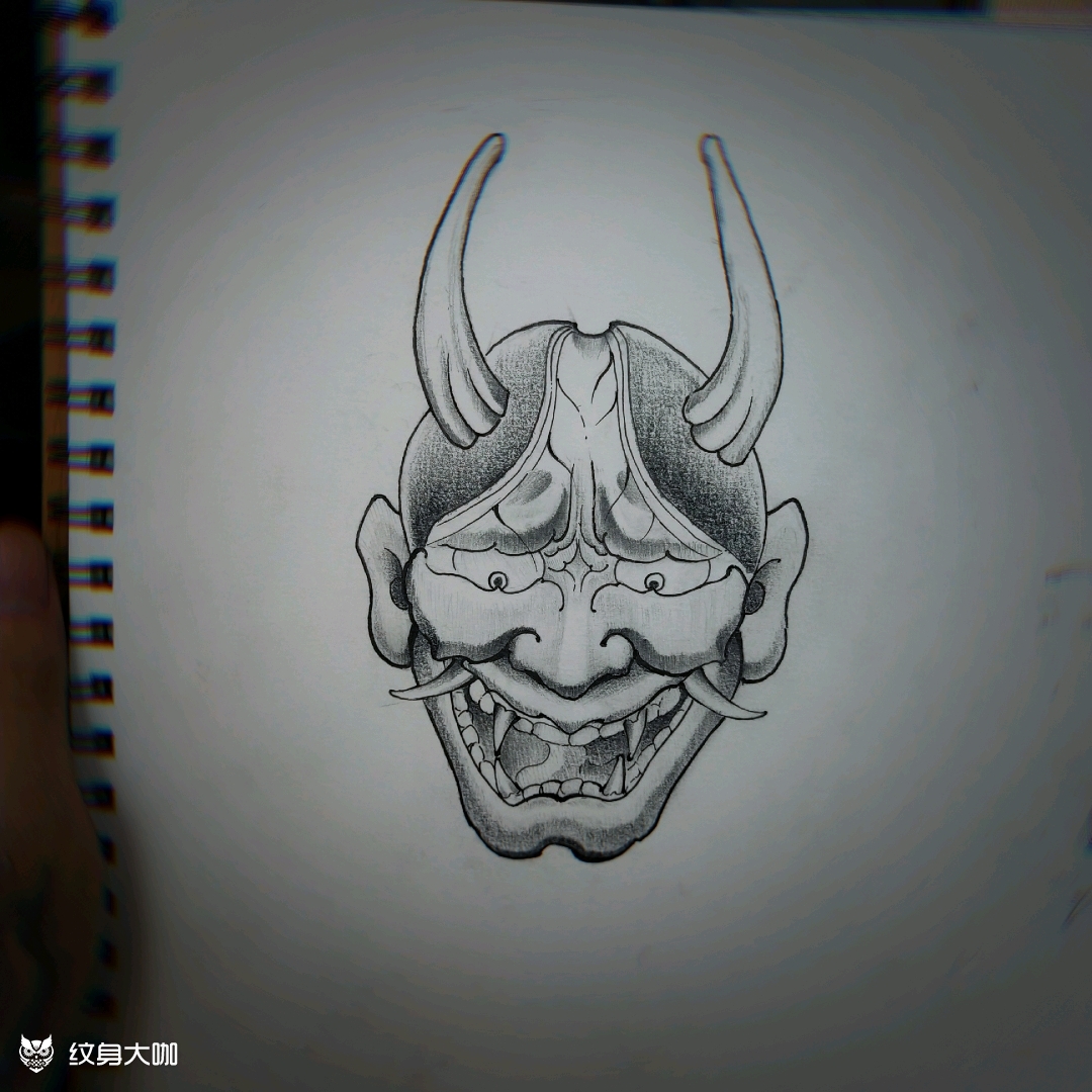 原创般若_纹身图案手稿图片_青云的纹身作品集