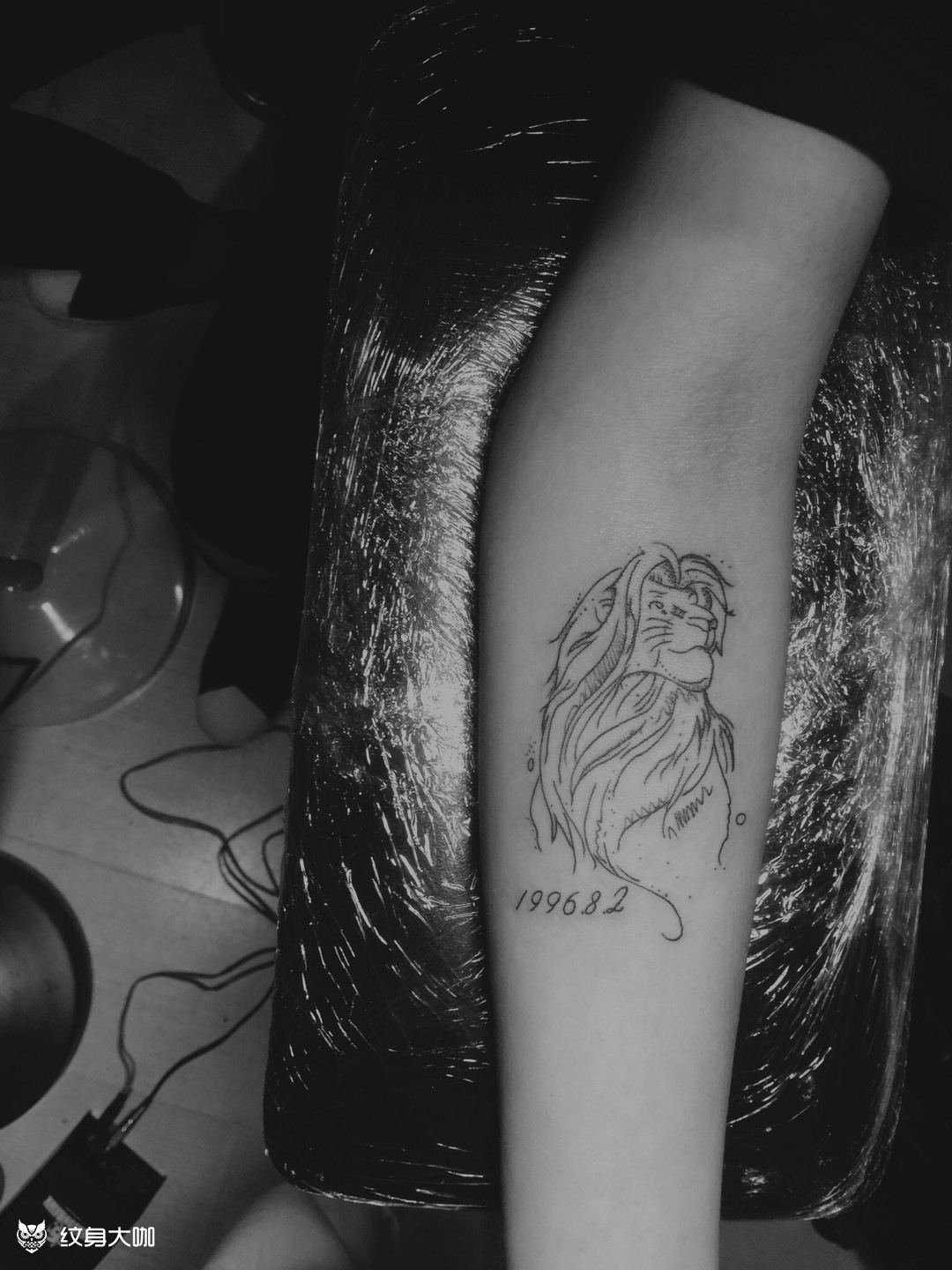 狮子座_纹身图案手稿图片_二狗的纹身作品集