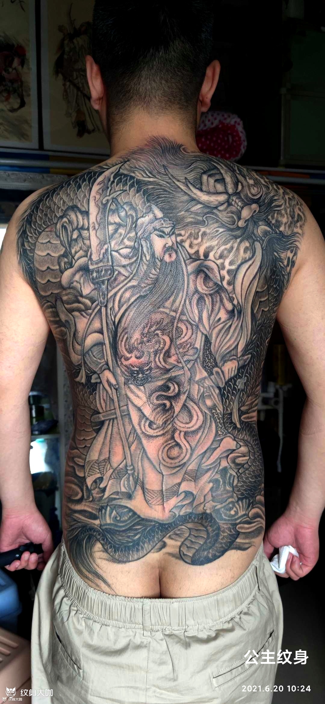 关公_纹身图案手稿图片_公主纹身的纹身作品集