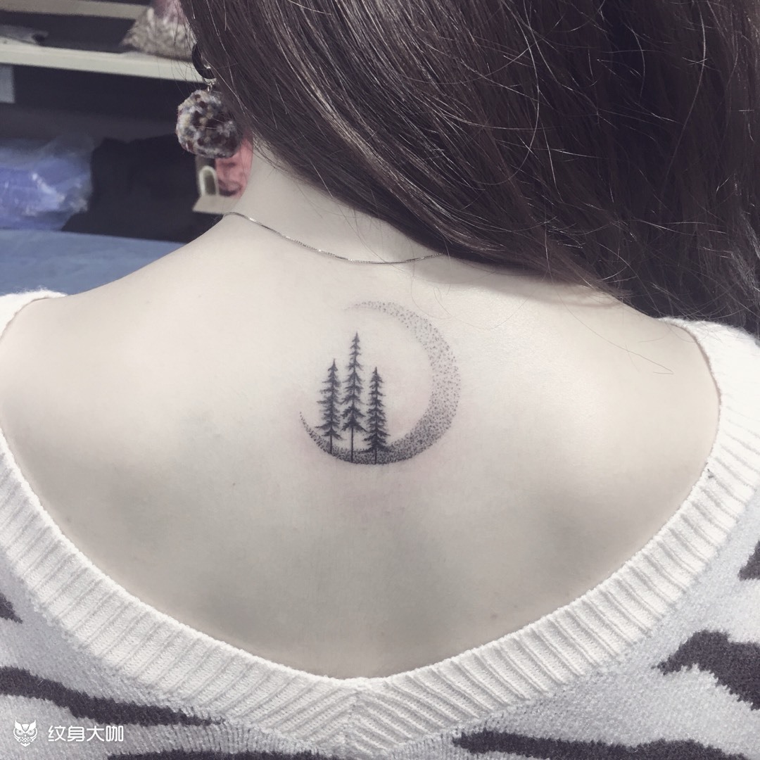 孤独_纹身图案手稿图片_mr.cat的纹身作品集