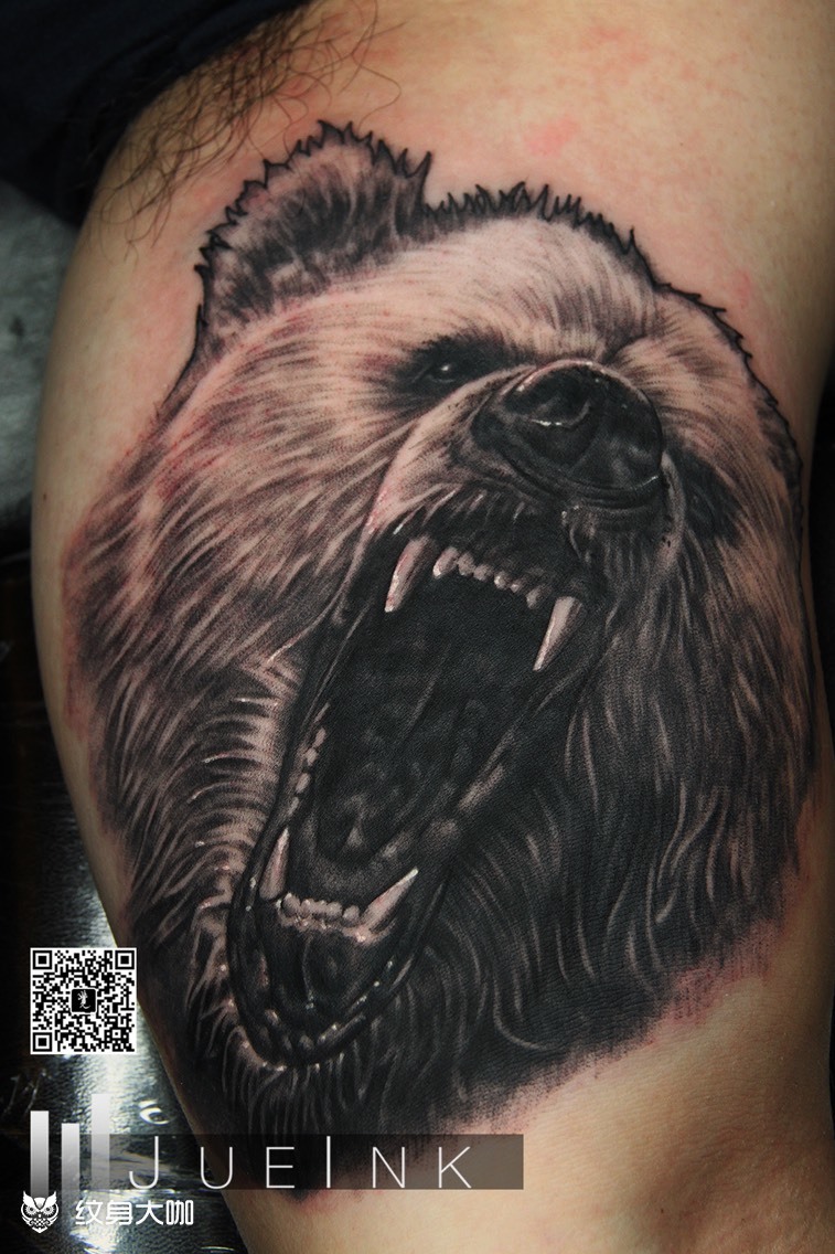 熊出没_纹身图案手稿图片_王耀祥的纹身作品集