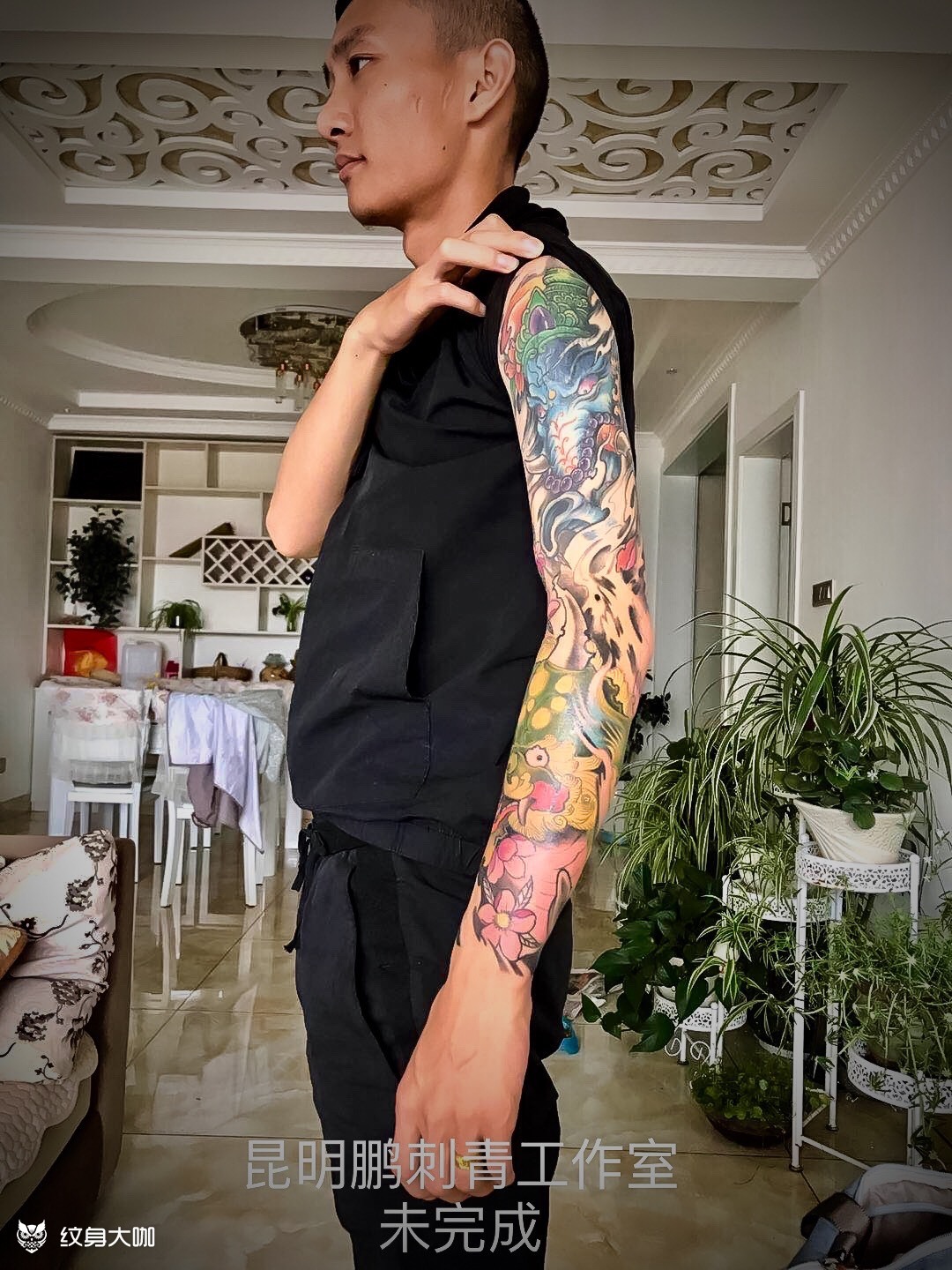 新传统花臂彩色花臂