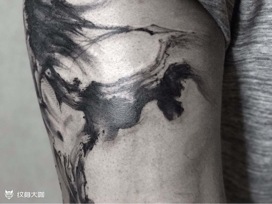 成吉思汗_纹身图案手稿图片_刘虔彦的纹身作品集