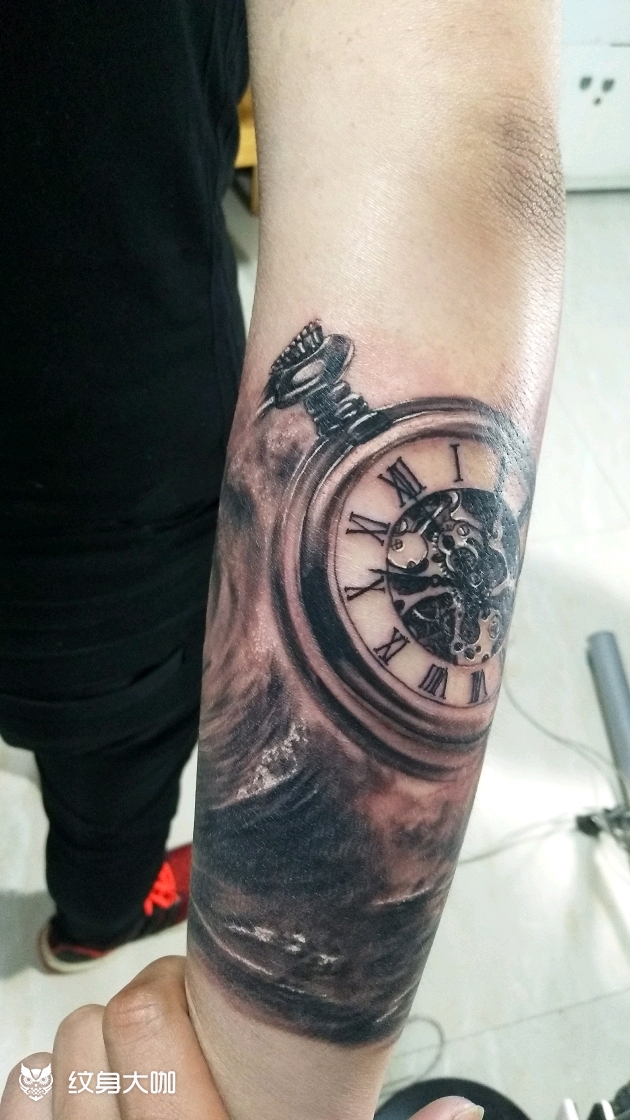 定海神针_纹身图案手稿图片_余侠的纹身作品集