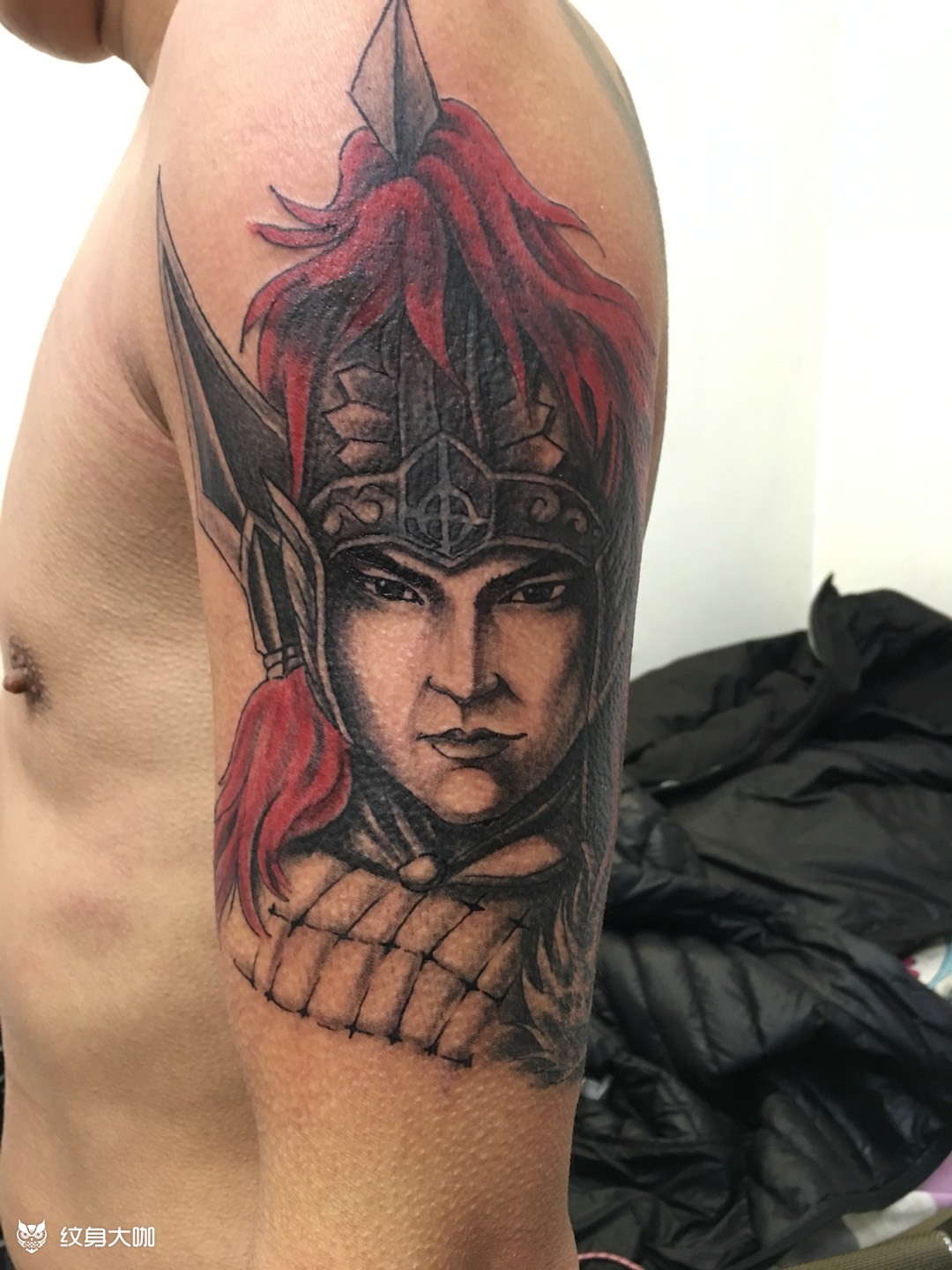 赵云_纹身图案手稿图片_骆文宇的纹身作品集