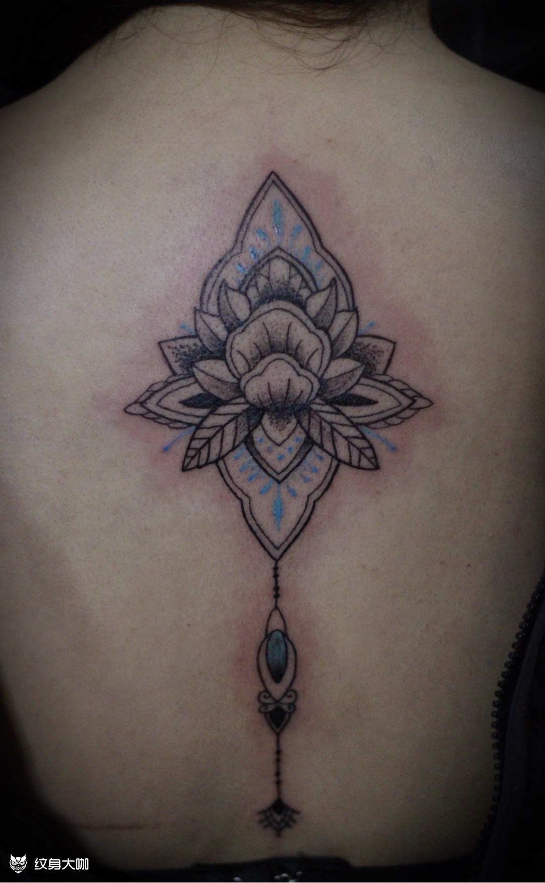 梵花_纹身图案手稿图片_sean的纹身作品集