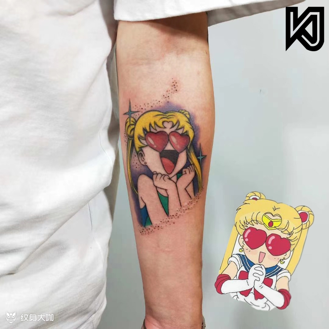 水冰月_纹身图案手稿图片_空间61art 创始人 森的纹身作品集