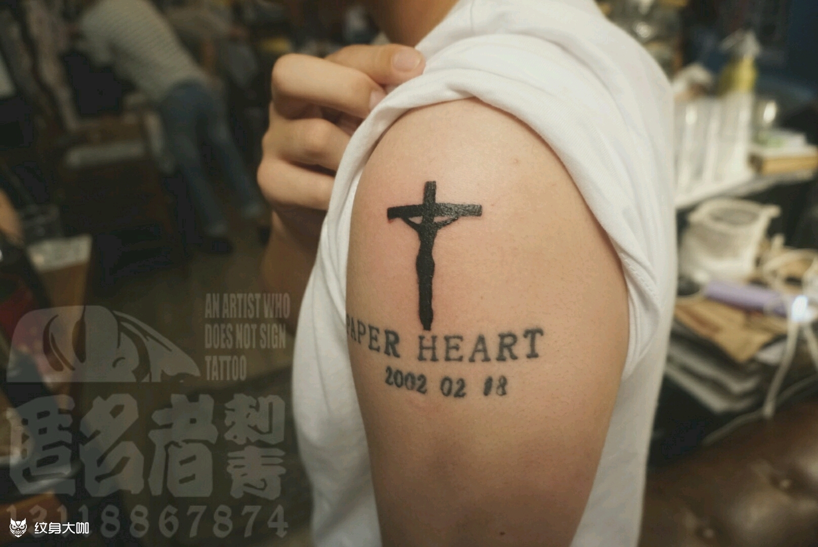 十字架_纹身图案手稿图片_纠的纹身作品集
