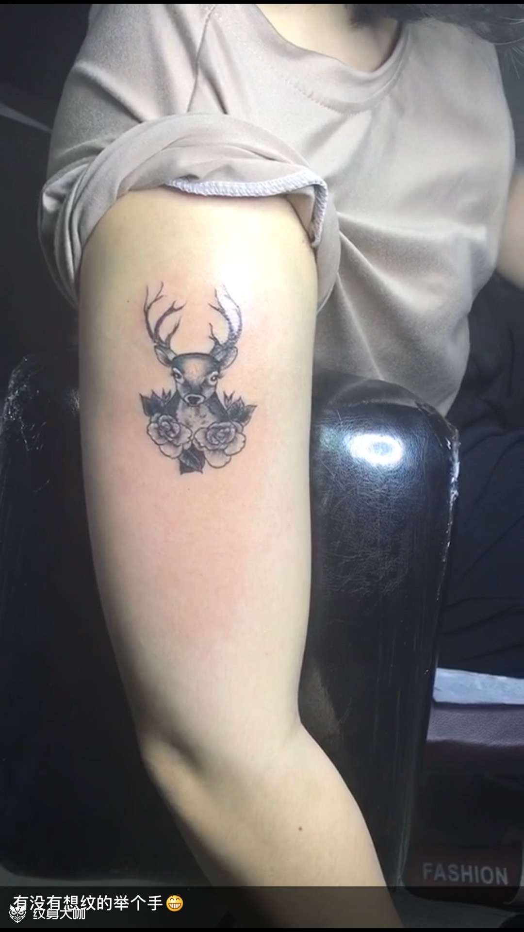 小鹿_纹身图案手稿图片_tattoo玲的纹身作品集