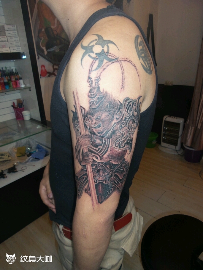 齐天大圣_纹身图案手稿图片_舞墨的纹身作品集