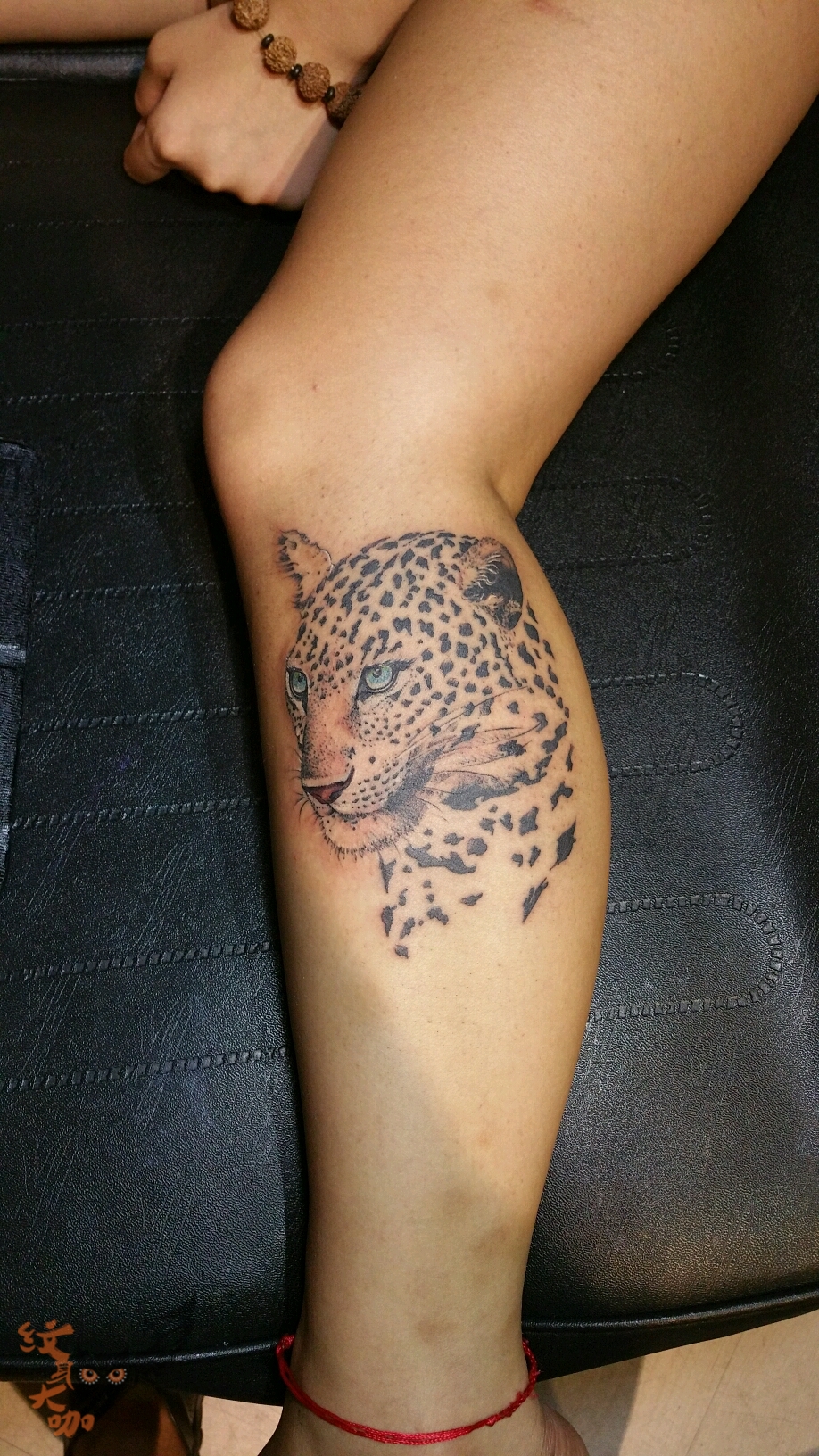 豹头_纹身图案手稿图片_魁宇的纹身作品集