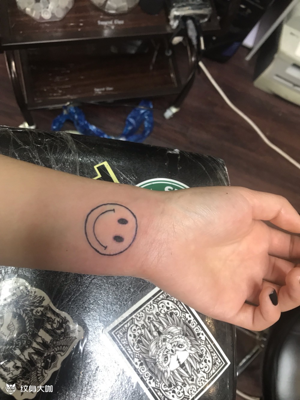 笑脸_纹身图案手稿图片_陈鸿帆的纹身作品集