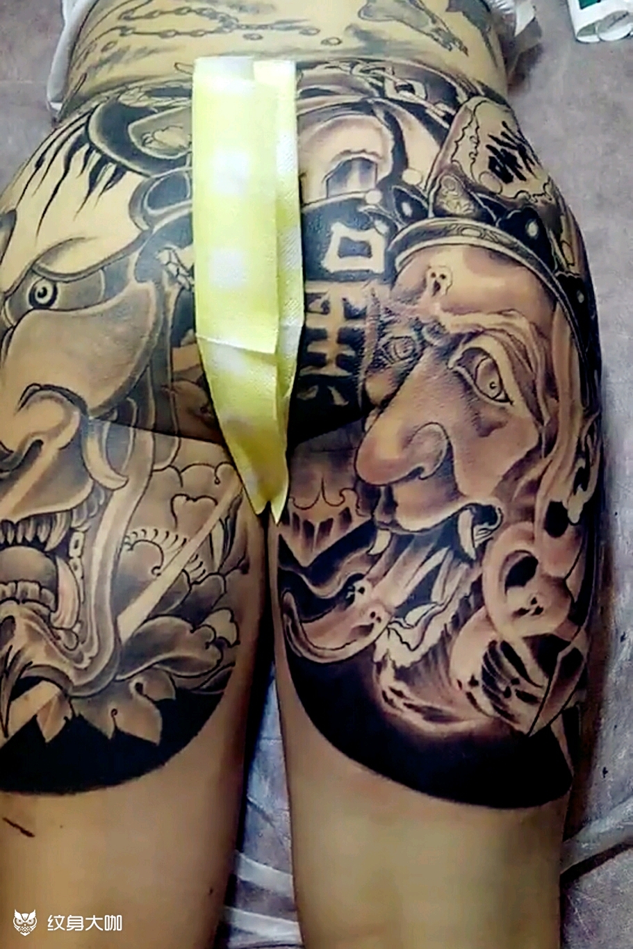 包甲_纹身图案手稿图片_马龙的纹身作品集