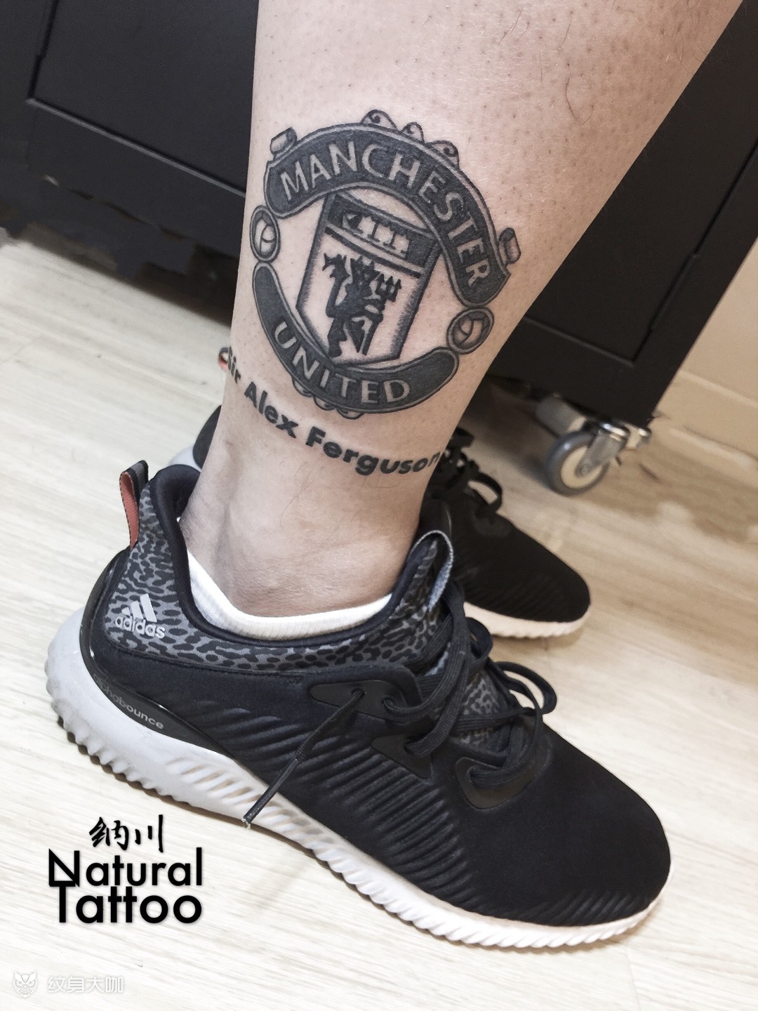曼联logo_纹身图案手稿图片_ak的纹身作品集