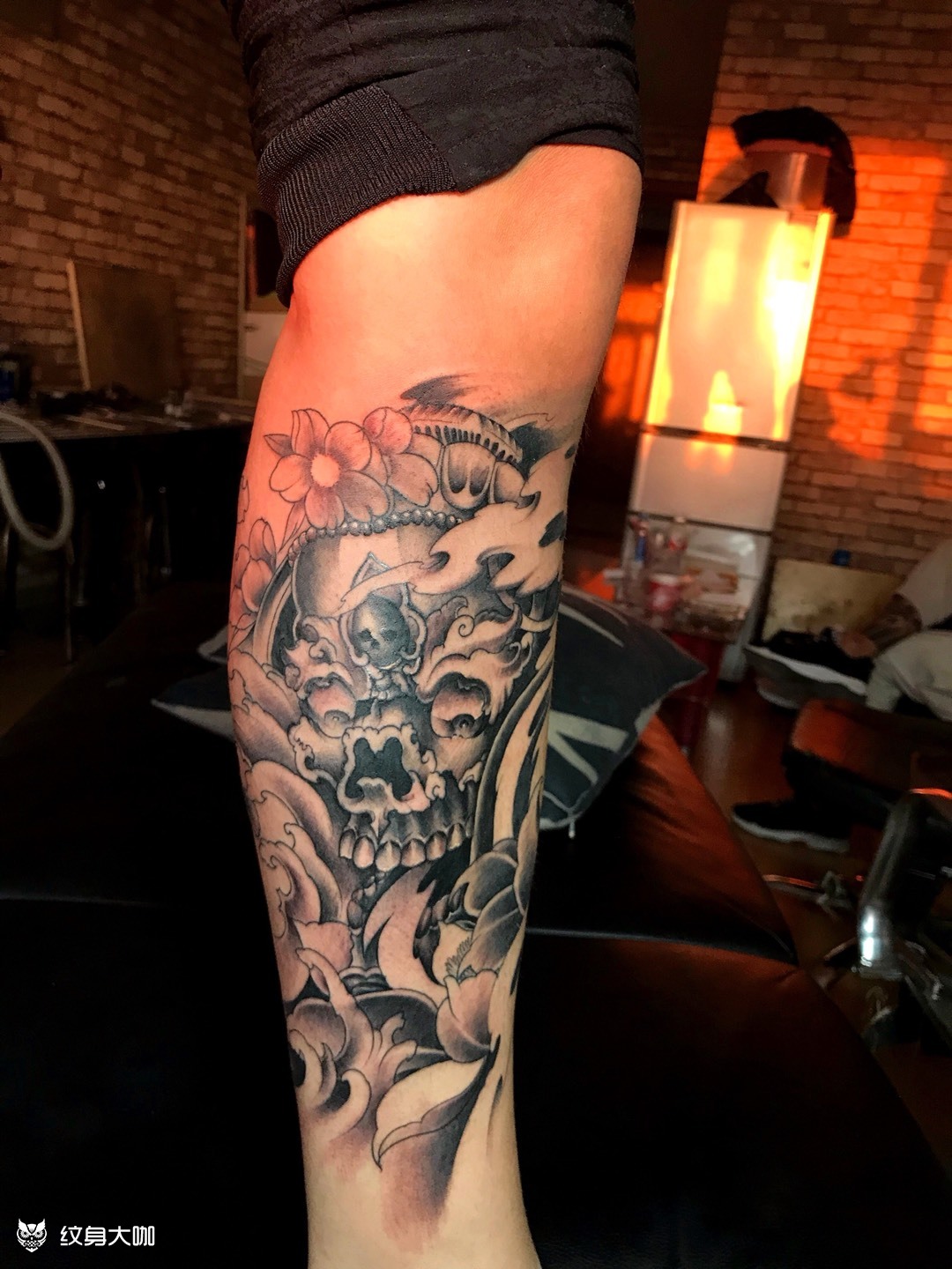 嘎巴拉_纹身图案手稿图片_豆子的纹身作品集