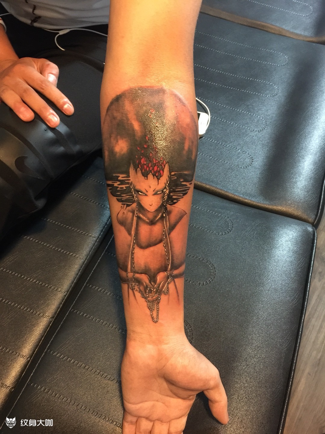 鲛人_纹身图案手稿图片_大丁的纹身作品集