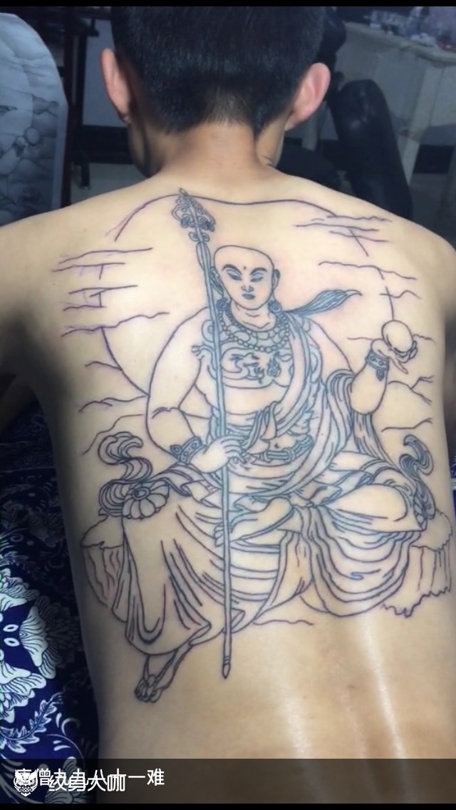 唐僧_纹身图案手稿图片_任刺客的纹身作品集