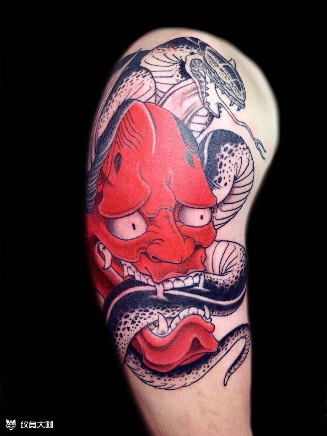 班诺_纹身图案手稿图片_小黒的纹身作品集