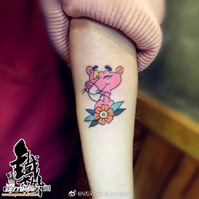 手臂卡通小动物纹身_纹身图案手稿图片_雕匠的纹身作品集