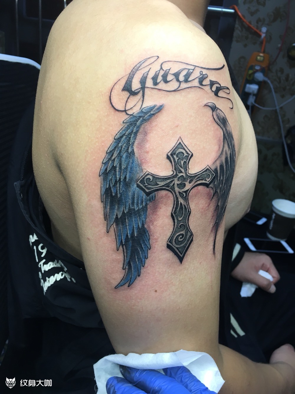 十字架_纹身图案手稿图片_雷龙的纹身作品集