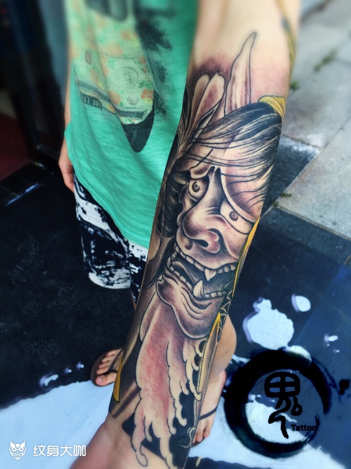 般若 鱼_纹身图案手稿图片_鬼玲的纹身作品集