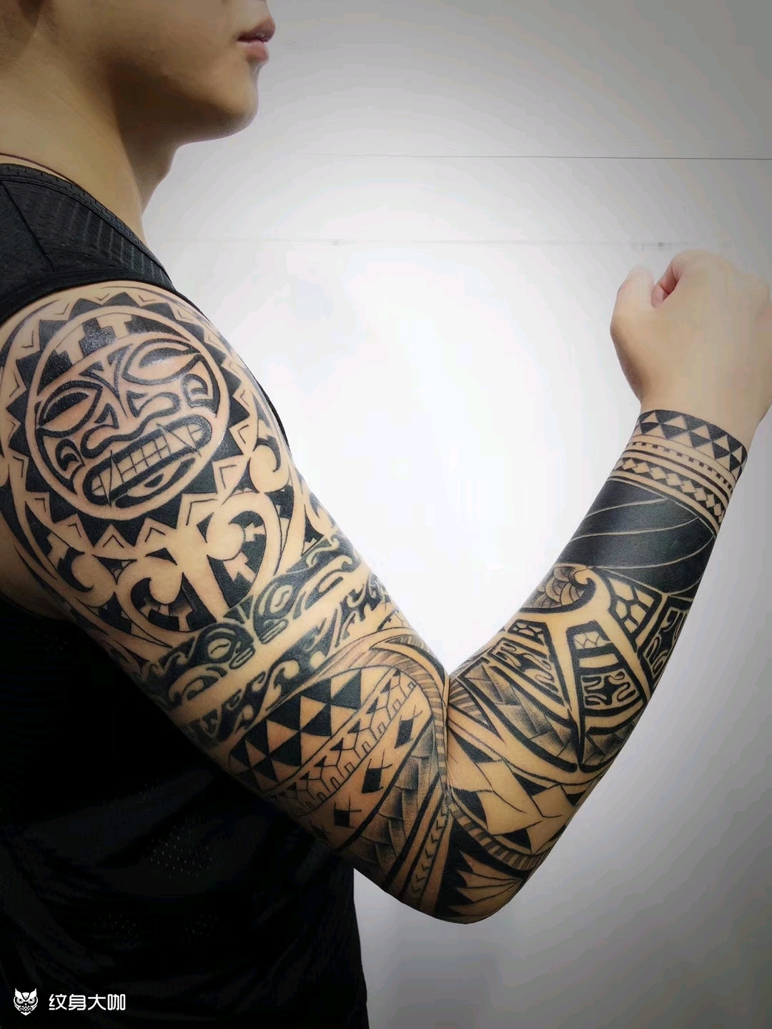 玛雅图腾纹身 手臂图片