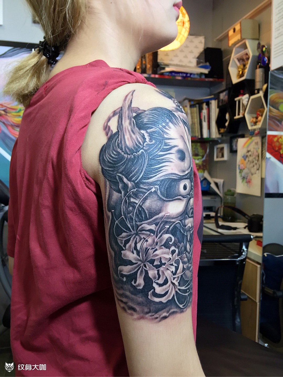 般若_纹身图案手稿图片_seatattoo的纹身作品集