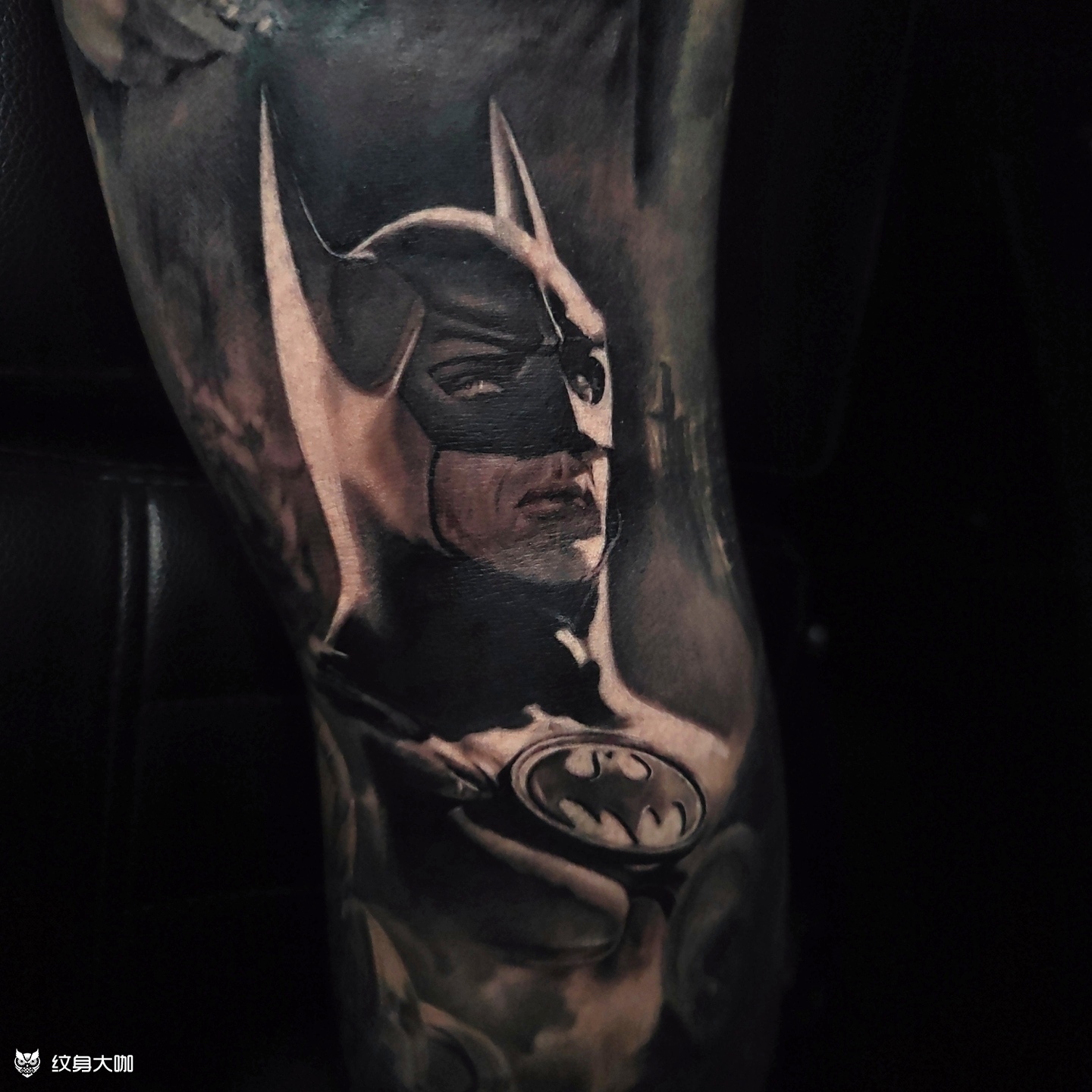 蝙蝠侠_纹身图案手稿图片_william的纹身作品集