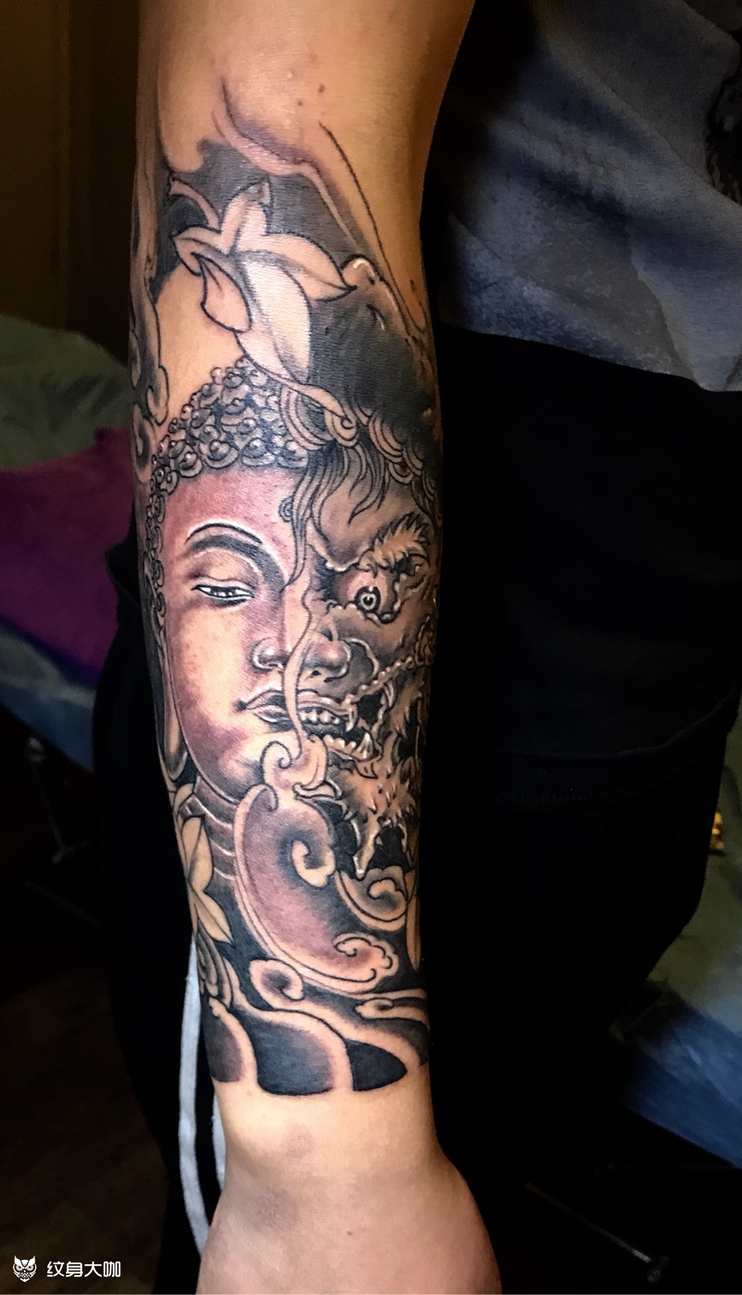 一念之间_纹身图案手稿图片_浴火纹化——初代雕火的纹身作品集