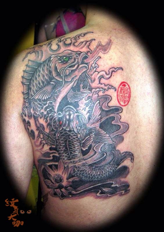 纹身图案手稿图片_殷红斌的纹身作品集