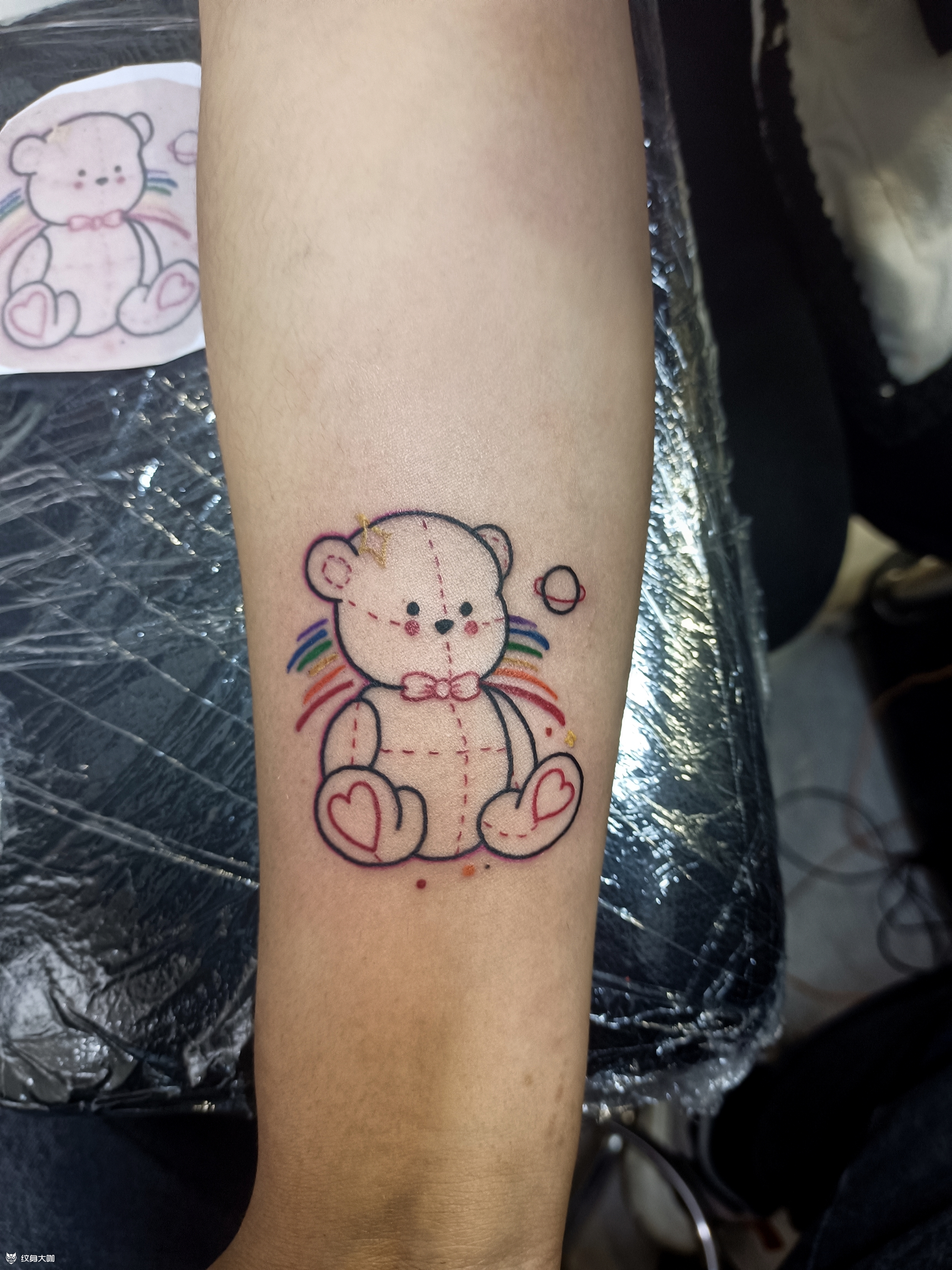 闺蜜同款小熊_纹身吧社区 - 纹身大咖