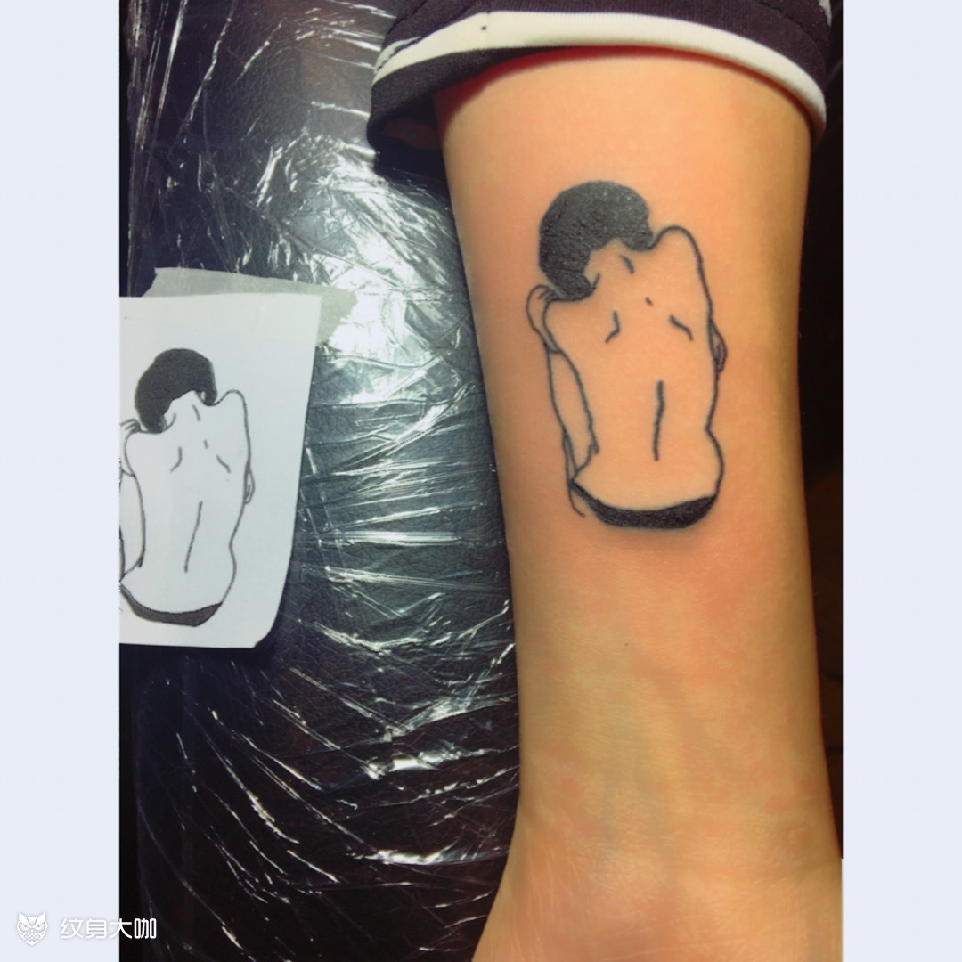 大概孤独_纹身图案手稿图片_刘七岁的纹身作品集