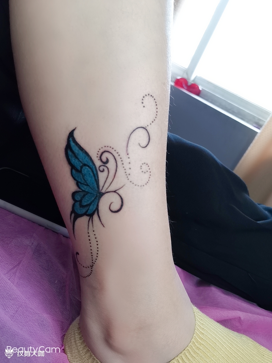 美感蝴蝶_纹身图案手稿图片_魅之绣的纹身作品集