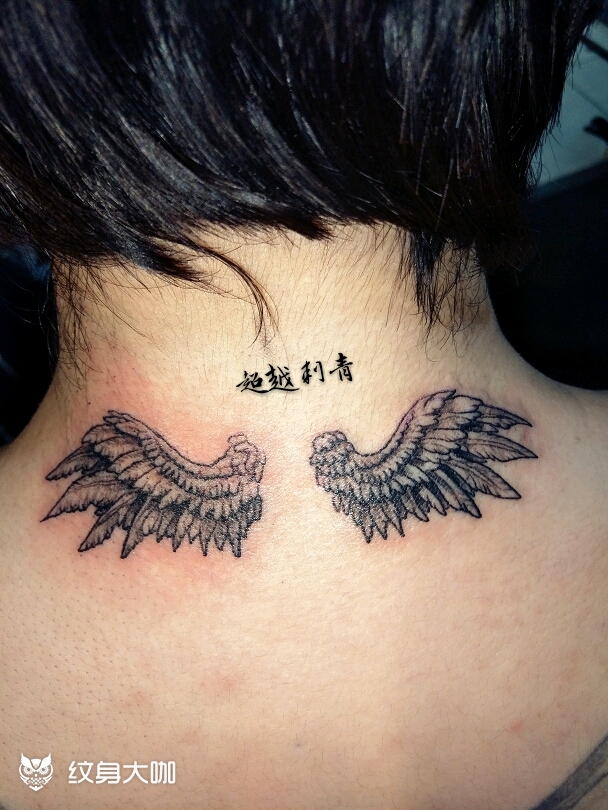黑天使纹身图案的寓意图片