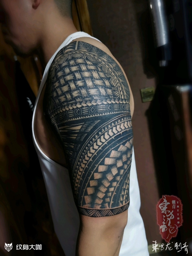 玛雅图腾_纹身图案手稿图片_林涛的纹身作品集