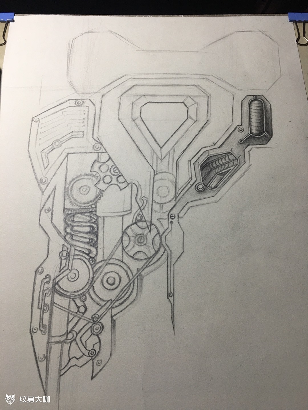 机械甲手稿整臂