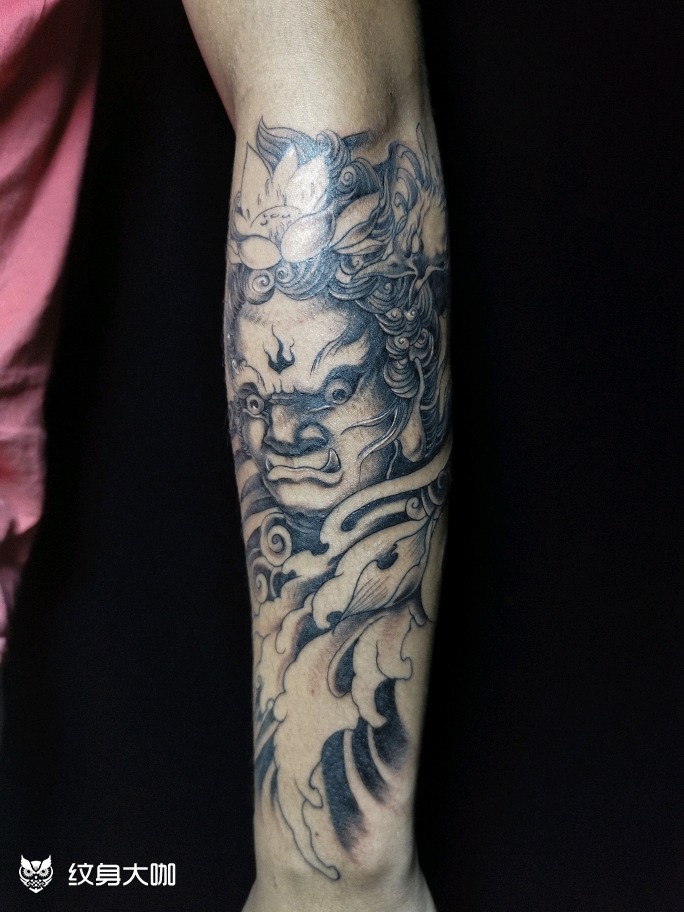 冥王_纹身图案手稿图片_由野新的纹身作品集