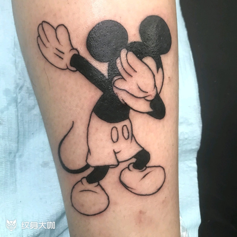 米奇_纹身图案手稿图片_古德的纹身作品集