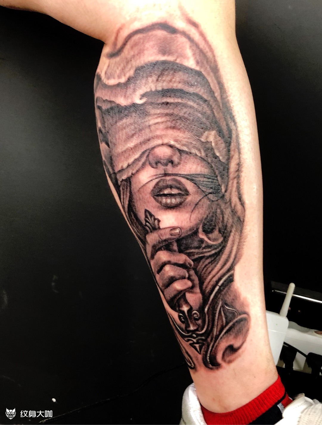 正义女神_纹身图案手稿图片_sunny的纹身作品集