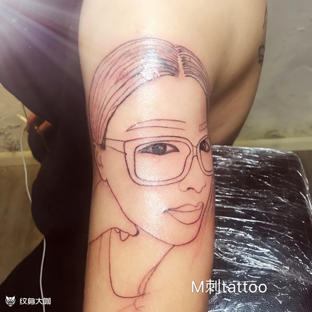 深爱_纹身图案手稿图片_面具的纹身作品集