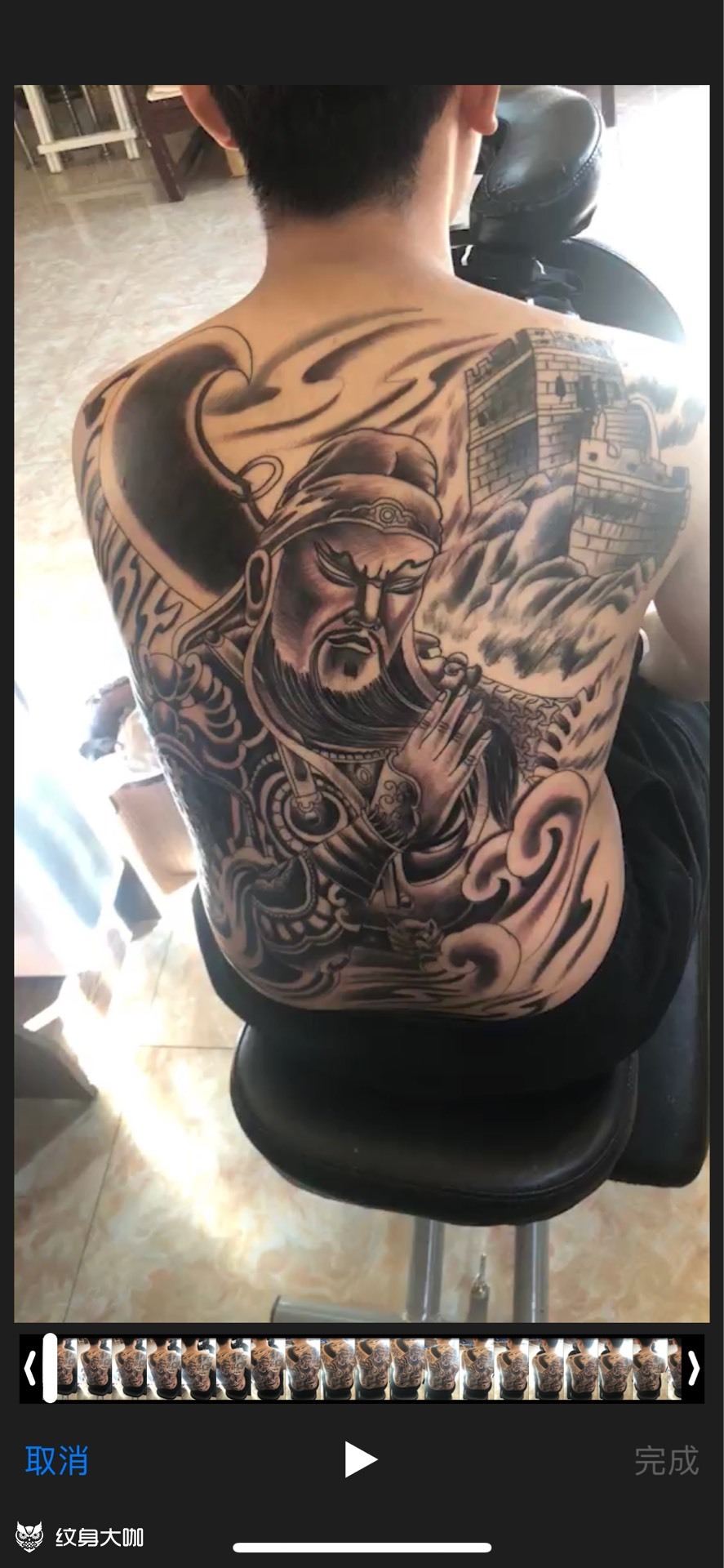 关公_纹身图案手稿图片_天明tattoo的纹身作品集