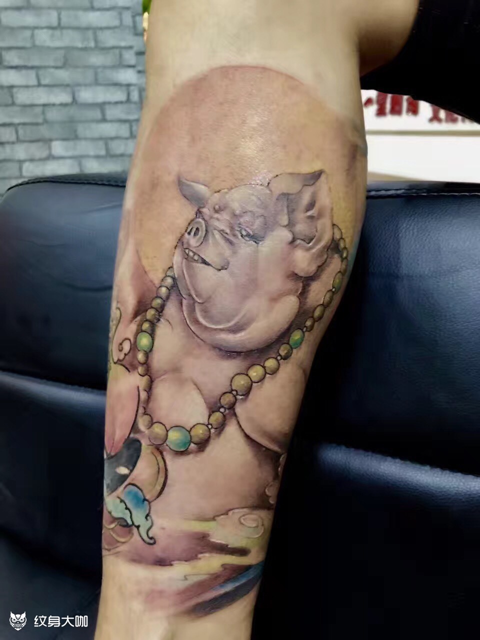 猪八戒_纹身图案手稿图片_彭亮的纹身作品集