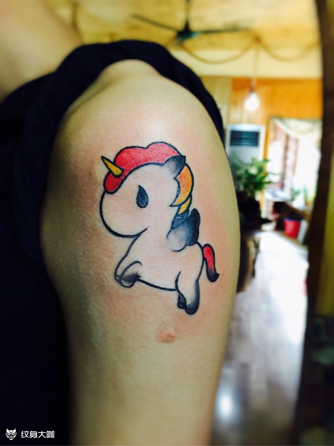 小马驹_纹身图案手稿图片_秋的纹身作品集