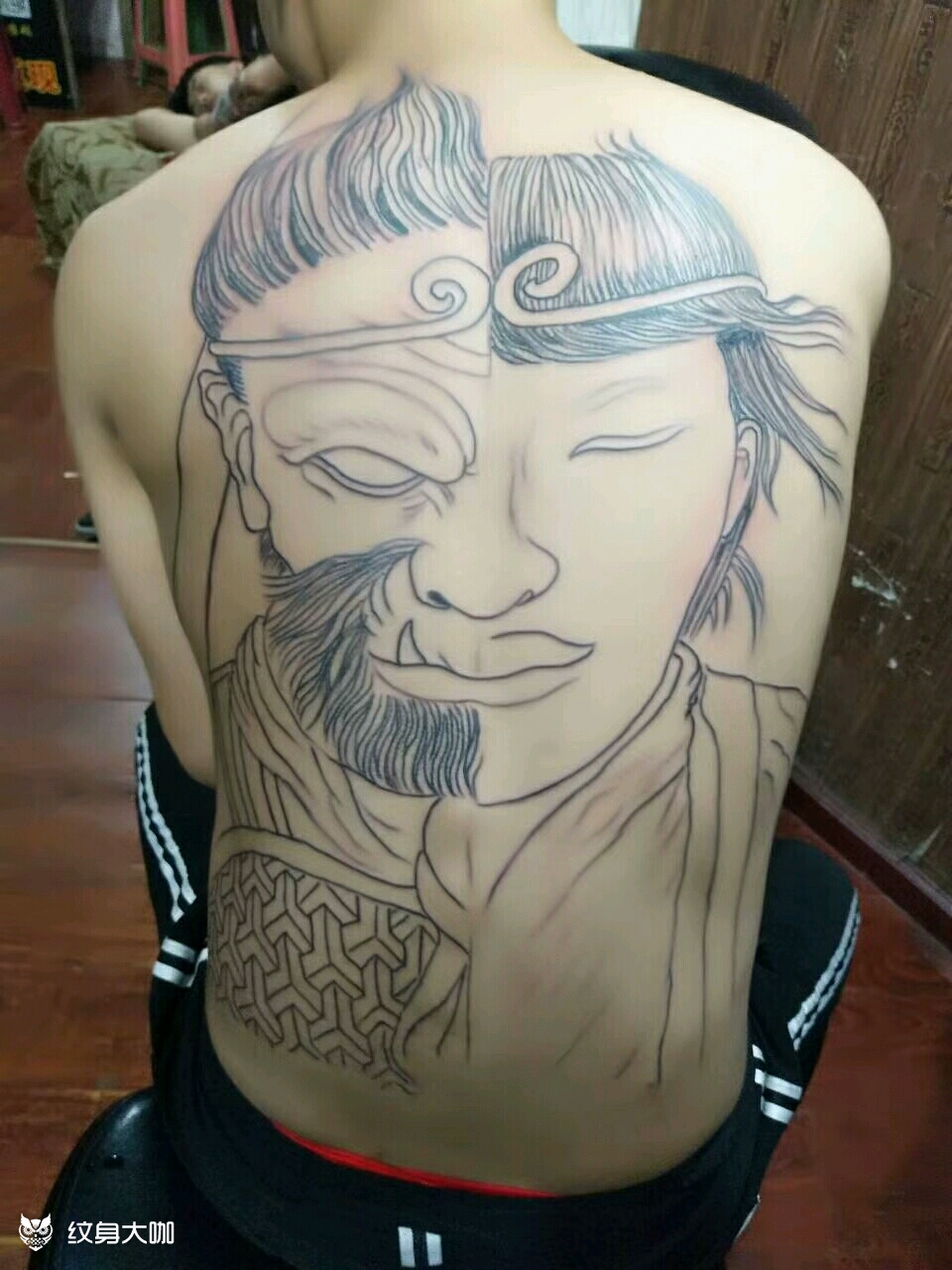 至尊宝(线条未完成)_纹身图案手稿图片_纹舞堂的纹身作品集