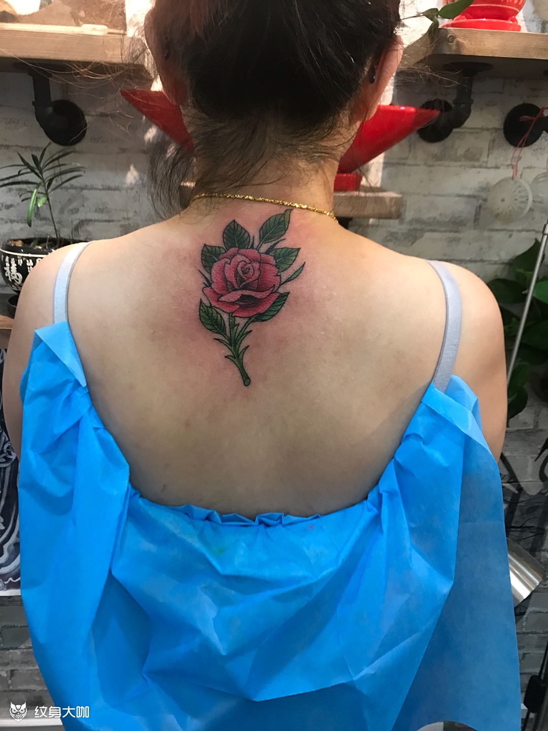 玫瑰花_纹身图案手稿图片_方旭的纹身作品集