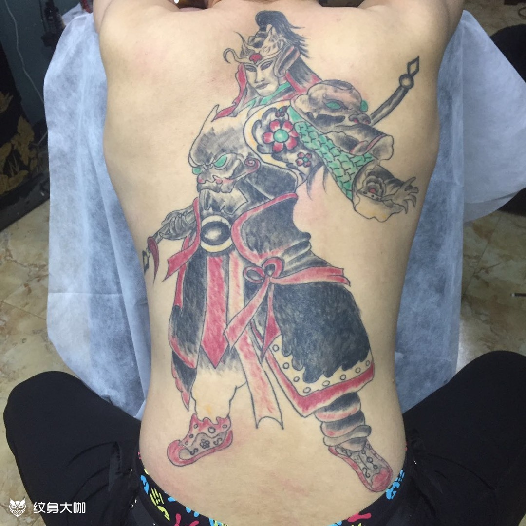 修改赵云_纹身图案手稿图片_刘二峰的纹身作品集