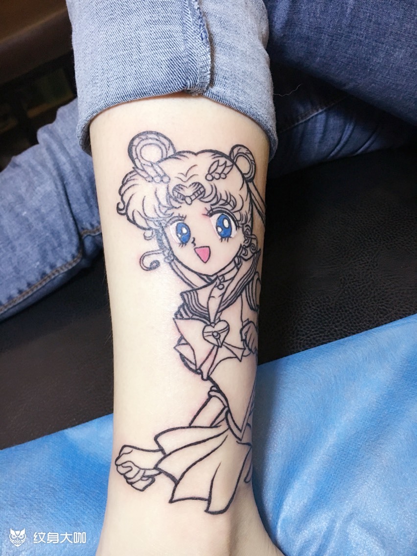水冰月_纹身图案手稿图片_米饭的纹身作品集
