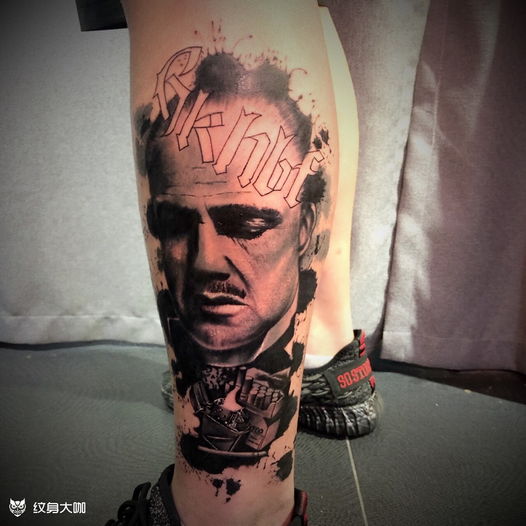 教父_纹身图案手稿图片_gee&02的纹身作品集