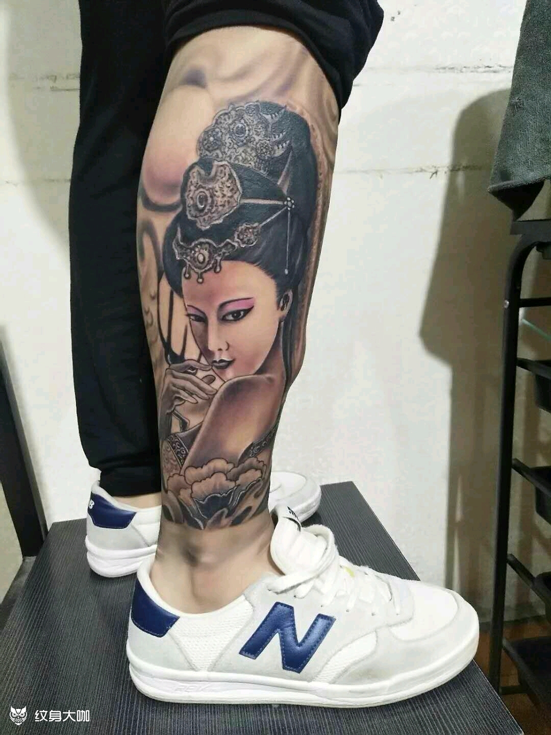 貂蝉_纹身图案手稿图片_曹爽的纹身作品集